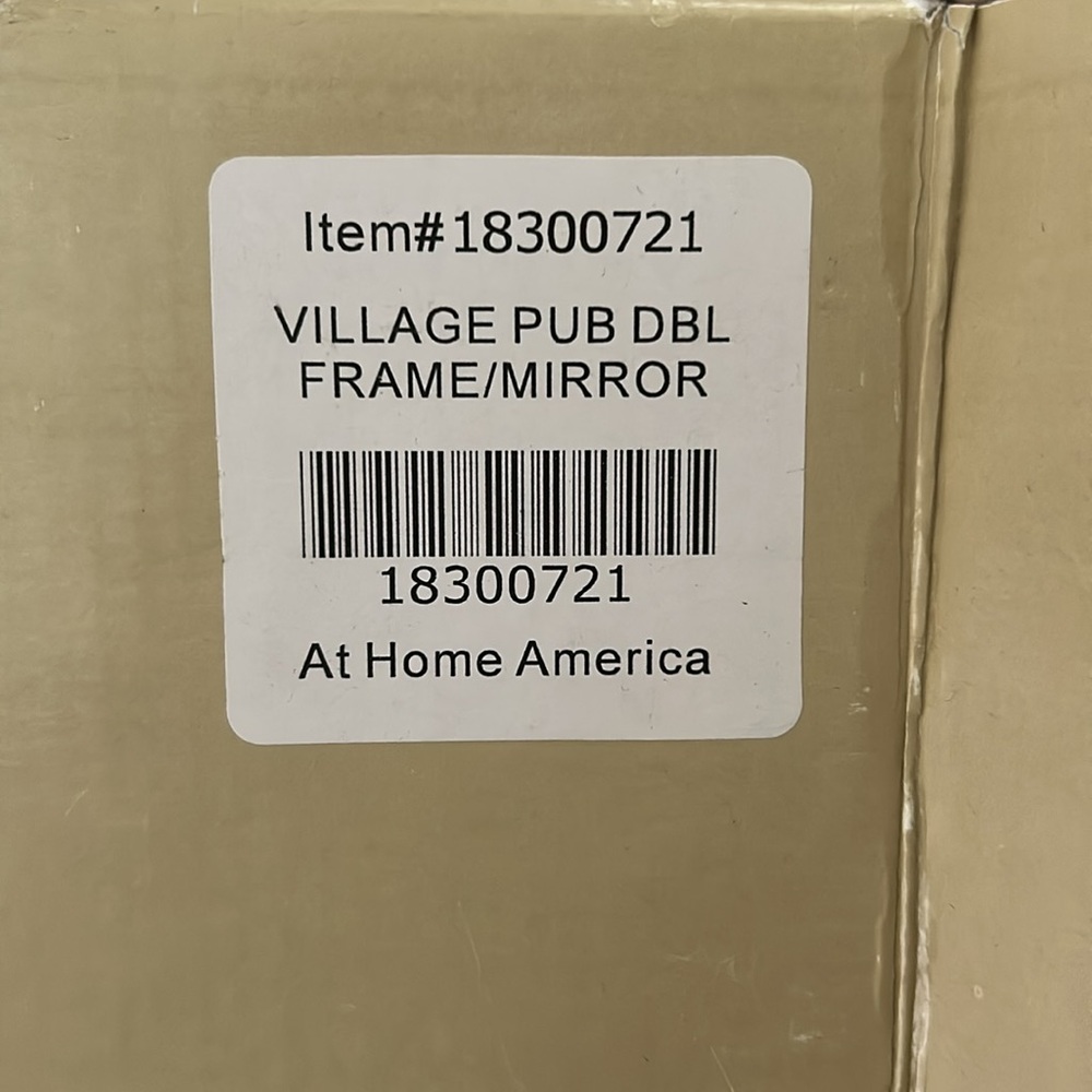 Brown Wall Decor with Hooks and mirrors, 22 1/2 “ wide. Never used - Picture 3 of 3